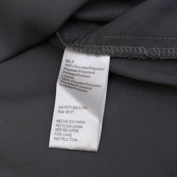 Lucca Couture Grey Ruffle Off Shoulder Top XS - Picture 7 of 7